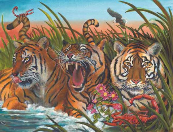 Tiger-Scorpio Fine Art Print