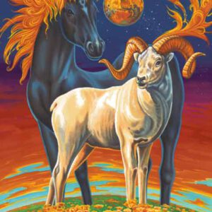 Horse-Aries Fine Art Print