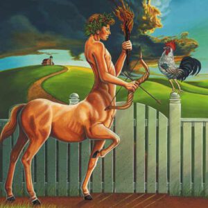 Rooster-Sagittarius Fine Art Print