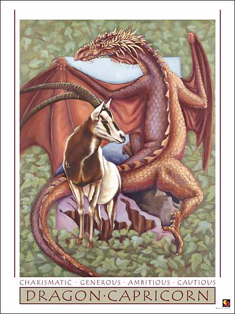 Dragon-Capricorn Poster